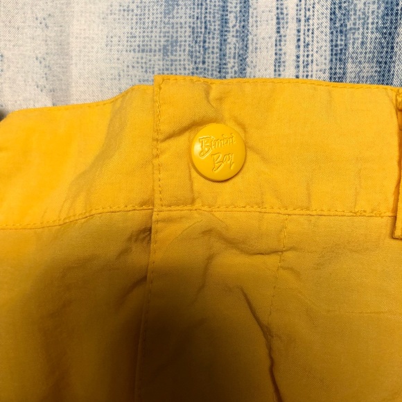 Mens Unisex Vintage Yellow Bimini Bay Penn Reels Fishing Short - Picture 6 of 6